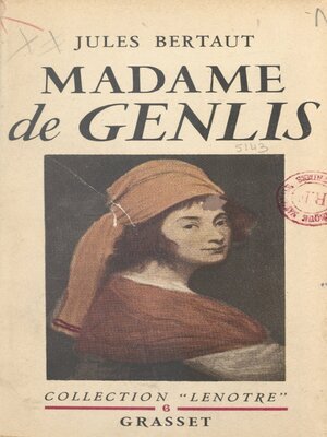 cover image of Madame de Genlis